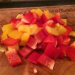 Paprika gewürfelt