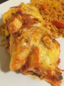 Enchilada mit Huhn, Tellerbild