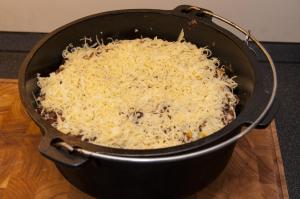 Tortilla Torte mit Käse