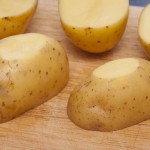 vorbereitete Kartoffeln
