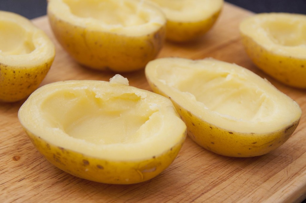 Grillkartoffeln ausgehölt