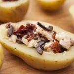 Grillkartoffeln mit Füllung