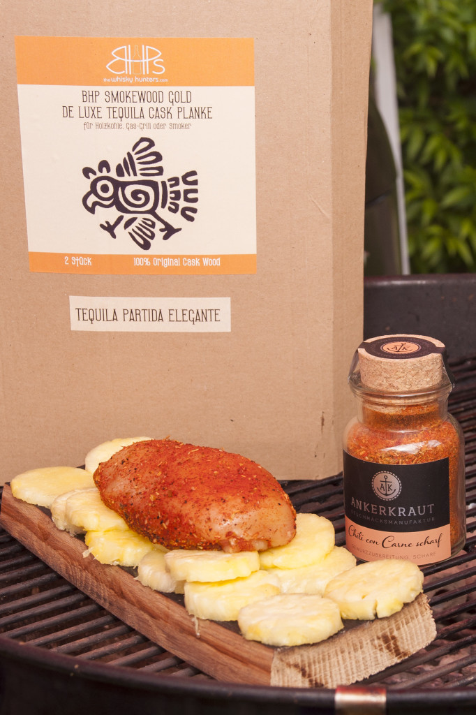 Tequila Grillplanke Ankerkraut Rub BBQ Rezept