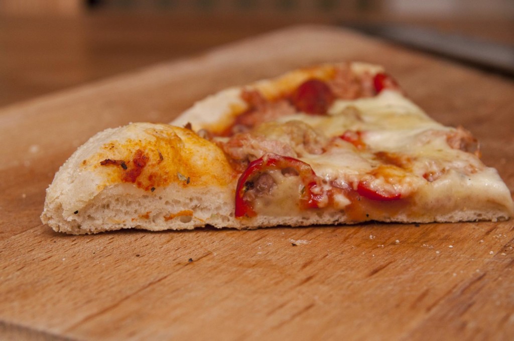Pizza mit Paprika