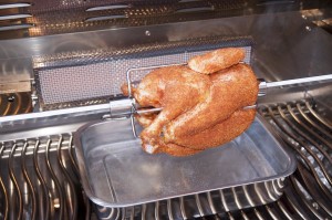 Brathuhn von der Rotisserie