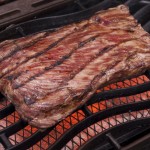 Flank Steak auf der Sizzle Zone