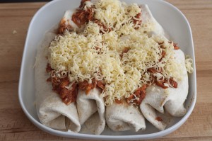 Pulled Chicken Burrito