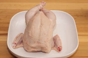 Brathähnchen küchenfertig