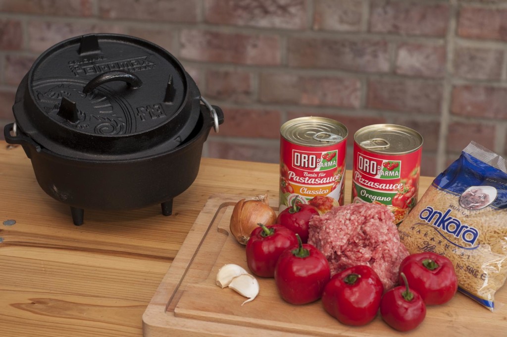 Redmountain BBQ Rocoto Chili gefüllt mit Zutaten