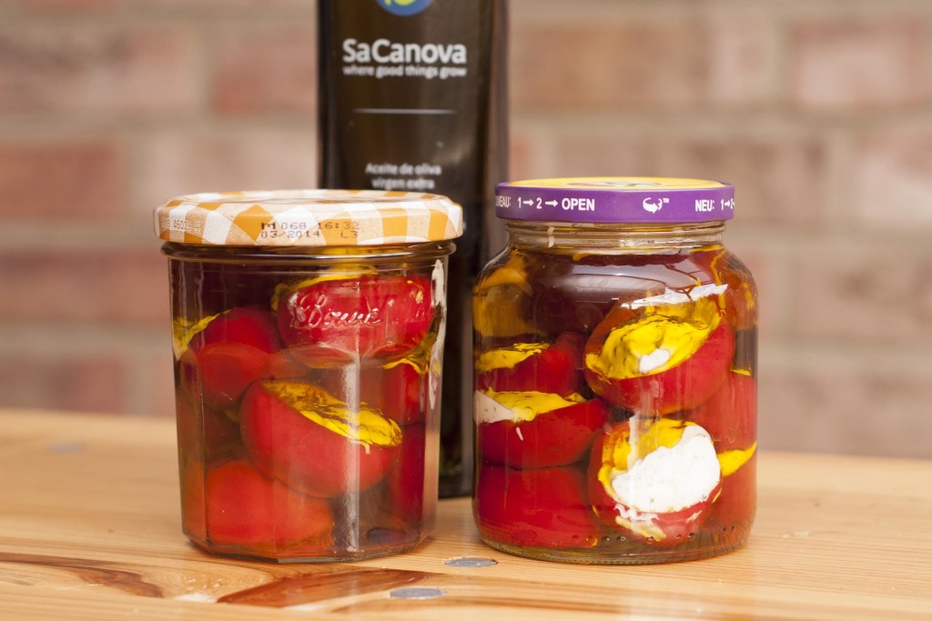 Redmountain-BBQ Peppadews mit Frischkäse Füllung