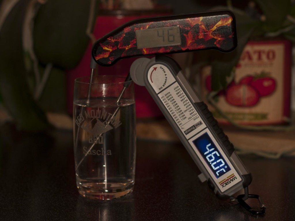 Redmountain BBQ Thermapen versus Maverick PT 100