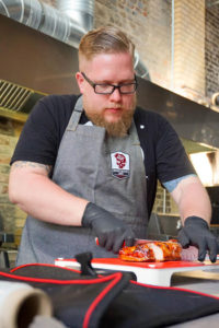 Redmountain BBQ Erkelenz REWE Lieferdienst REWE Grillbattle bei Santos in Köln Westwood-BBQ Schweinebauch