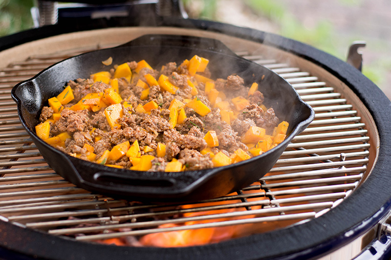 Redmountain BBQ Erkelenz Grillkurs Shepherds Pie aus der Petromax fp Saffire Kamado