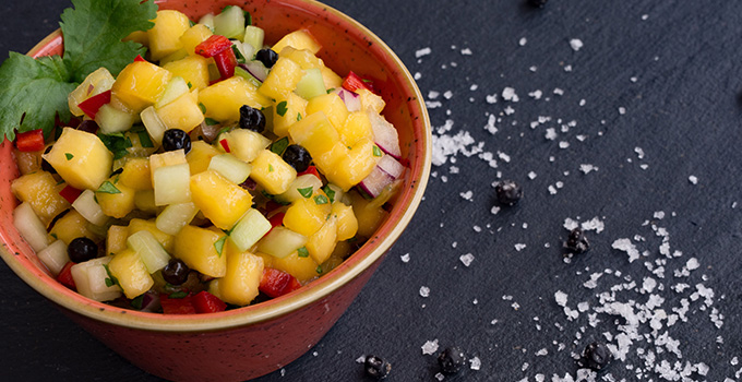 Redmountain BBQ Grillkurse Erkelenz Mango Salsa mit fermentiertem Pfeffer