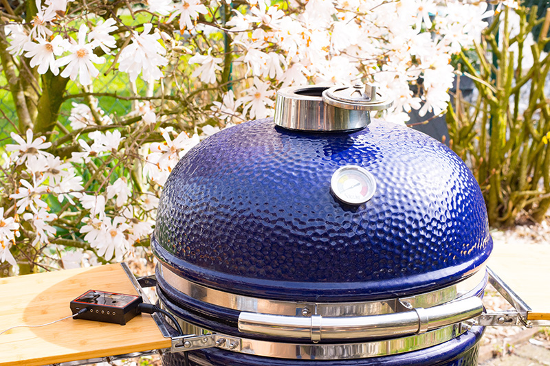 Redmountain BBQ Grillkurse Erkelenz Fireboard Thermometer mit WLAN Steuerung Saffire Keramikgrill