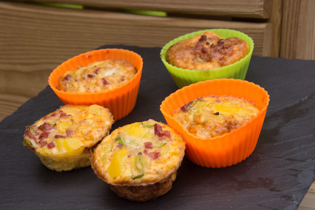 Redmountain BBQ Tortilla Muffins Zwiebeln und Speck