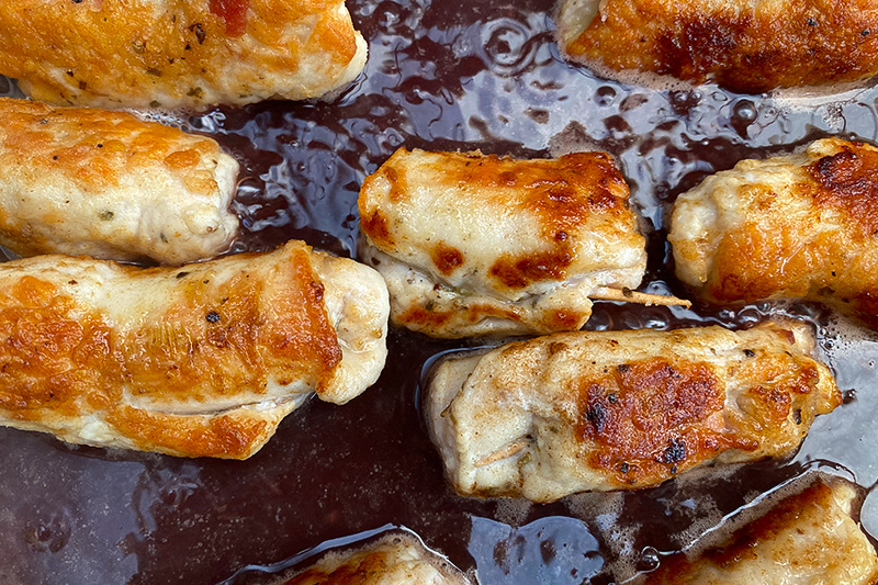 Redmountain BBQ Erkelenz Grillkurs Involtini mit Romanesco Rotweinsosse